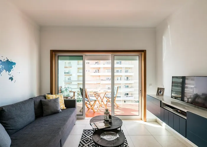 Algarve Vibes Apartment, Wifi, Pool, Ac, Bbq Appartement